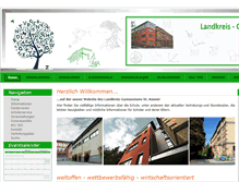 Tablet Screenshot of landkreis-gymnasium.de